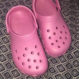 Kids sz. 13 pink Crocs